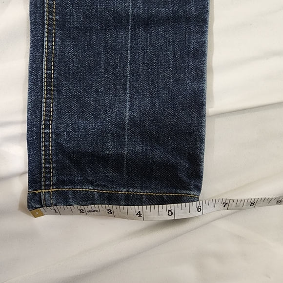 Dollhouse jeans size 9 blue denim waist 32 skinny - Picture 8 of 16
